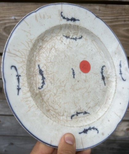 Assiette porcelaine tendre - assiette,